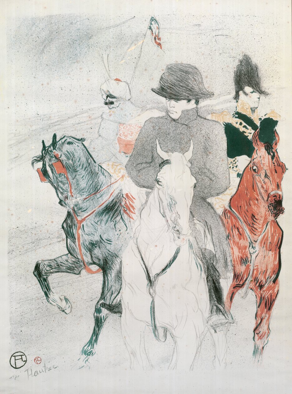 Affisch för att göra reklam för professor Sloanes biografi "Life of Napoleon", utgiven av The Century Company, New York; Napoleon Bonaparte (1769-1821), 1895 (färglitografi). av Henri de Toulouse Lautrec
