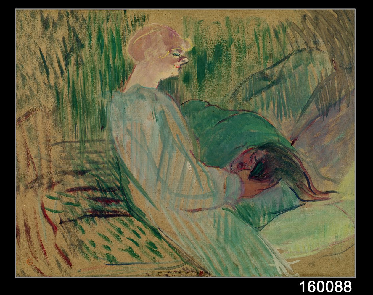 The Divan, Rolande, 1894 (olja på kartong) av Henri de Toulouse Lautrec