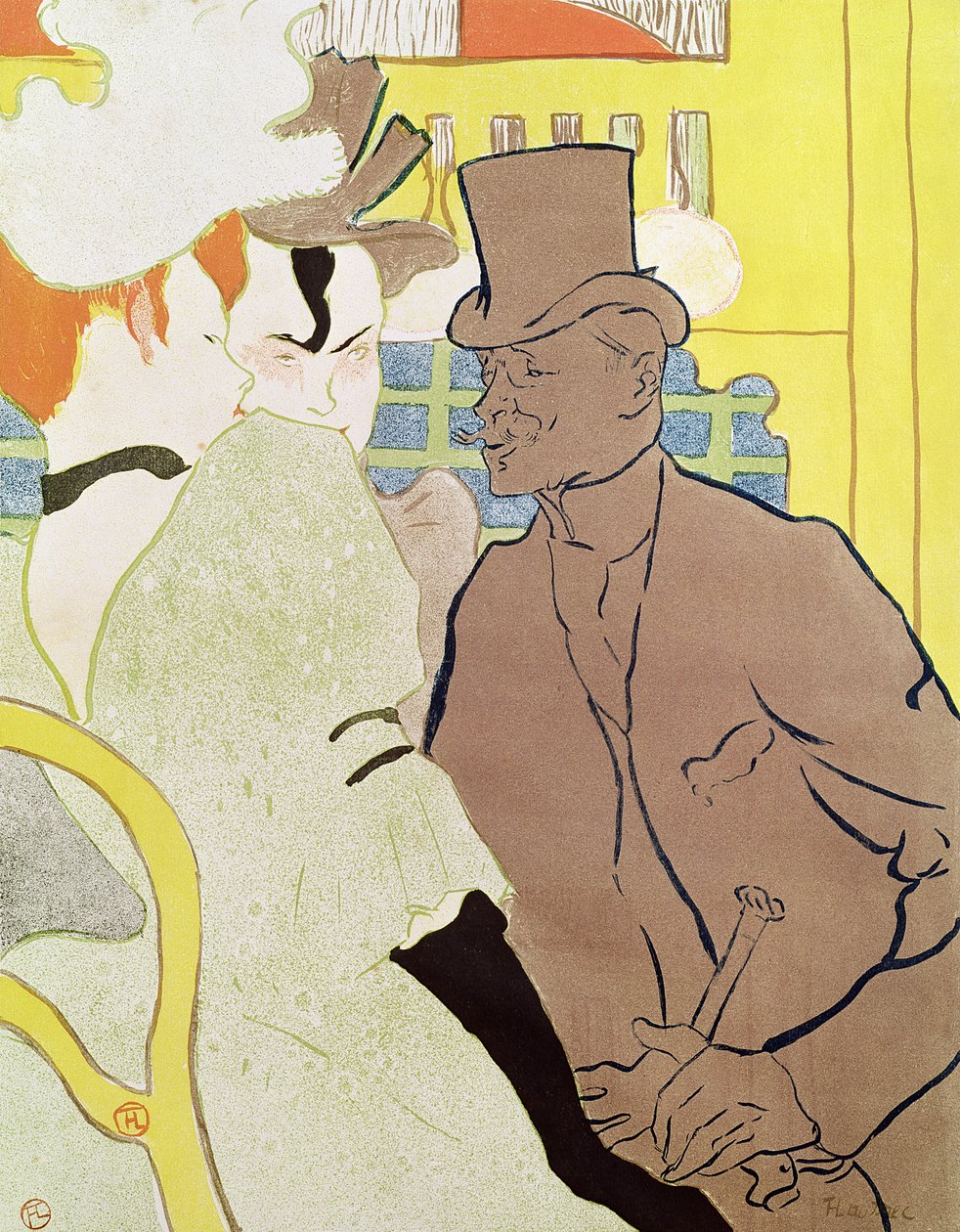 Engelsmannen vid Moulin Rouge, 1892 av Henri de Toulouse Lautrec