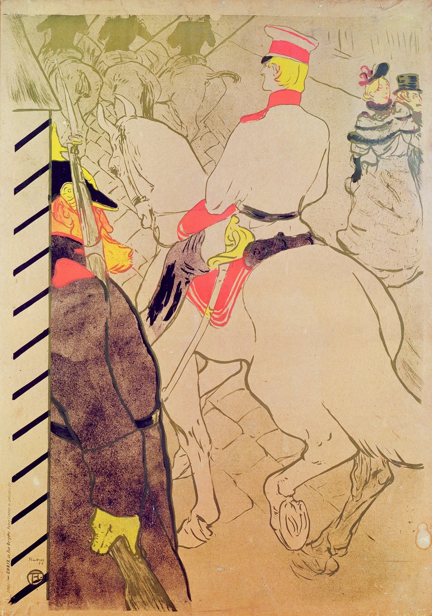 Tyska Babylon, 1894 (lcolour litho) av Henri de Toulouse Lautrec