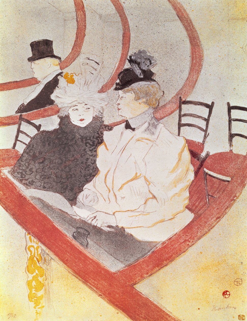 Grande Loge, 1897 (se även 15811) av Henri de Toulouse Lautrec