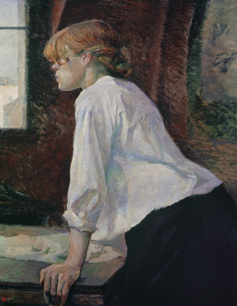 Tvätterskan, 1889 av Henri de Toulouse Lautrec
