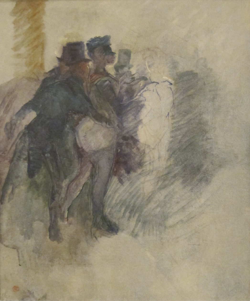 The Masked Ball at the Elysée Montmartre av Henri de Toulouse Lautrec