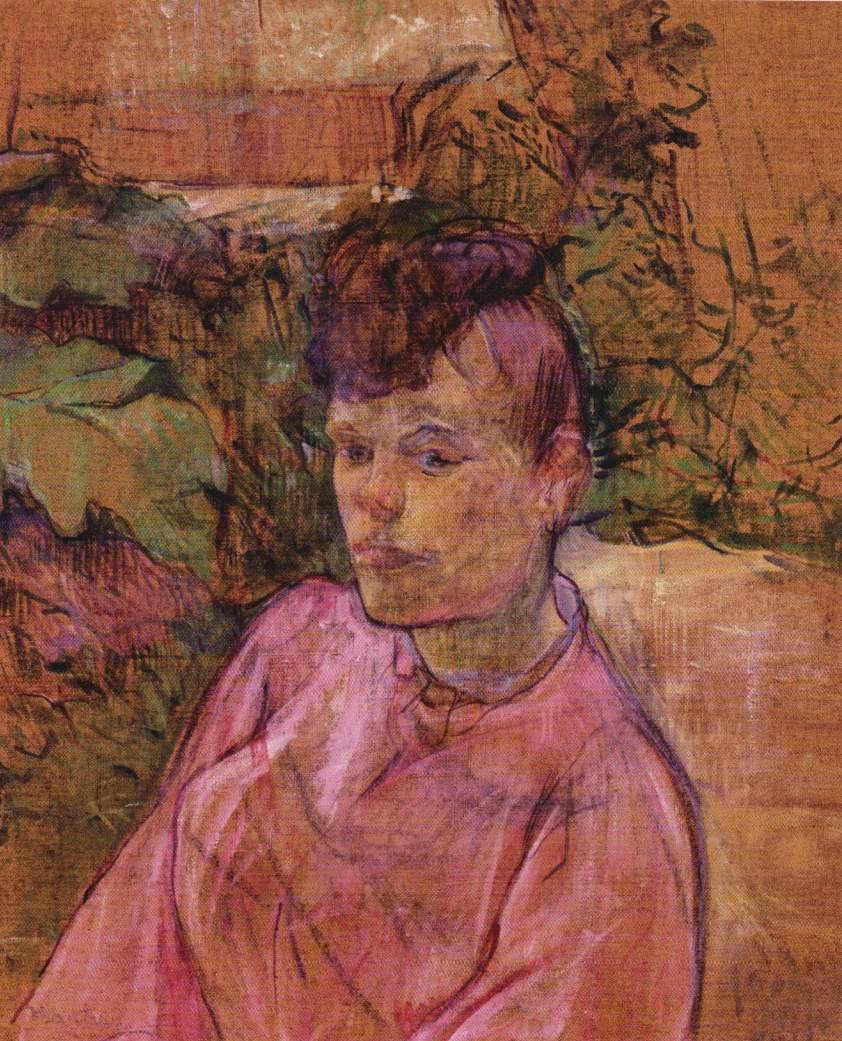 Woman in the Garden of Monsieur Forest av Henri de Toulouse Lautrec