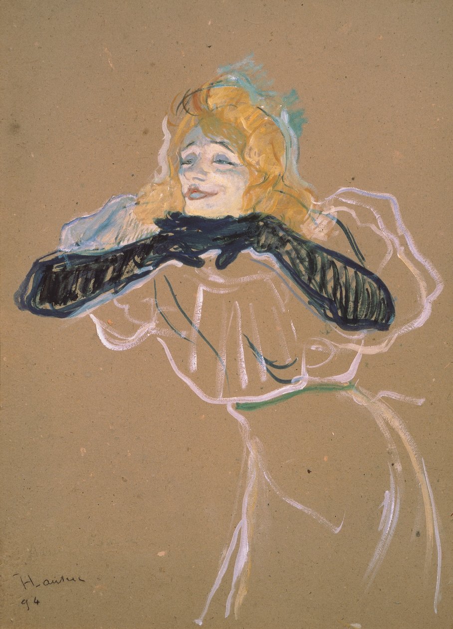 Yvette Guilbert (1867-1944) sjunger 