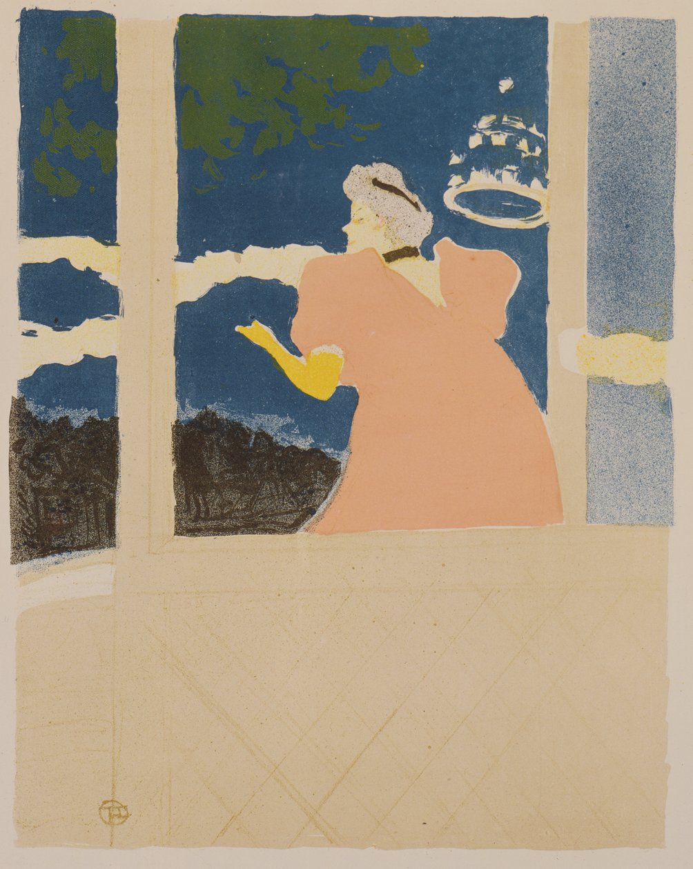På Ambassador Theatre, ca 1894 (litografi) av Henri de Toulouse Lautrec