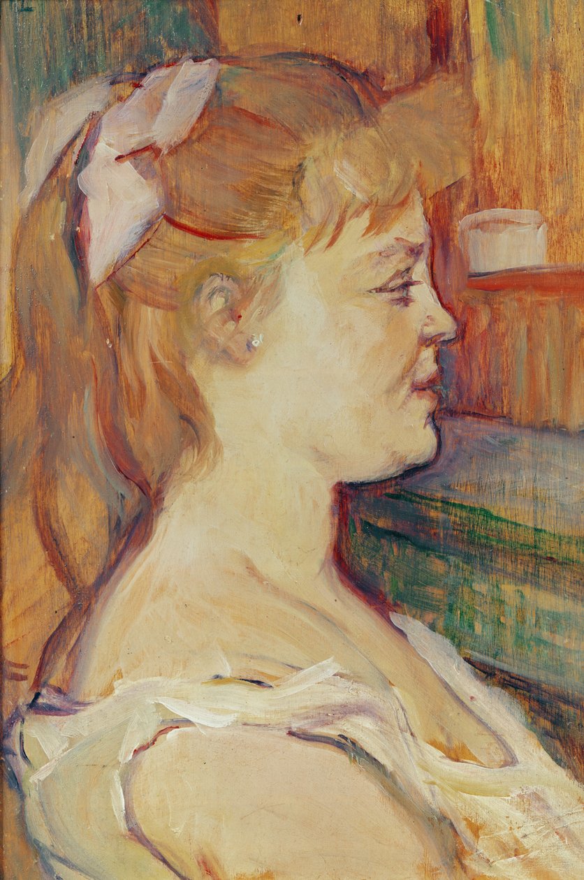 Hemmafru, 1894 (olja på trä) av Henri de Toulouse Lautrec