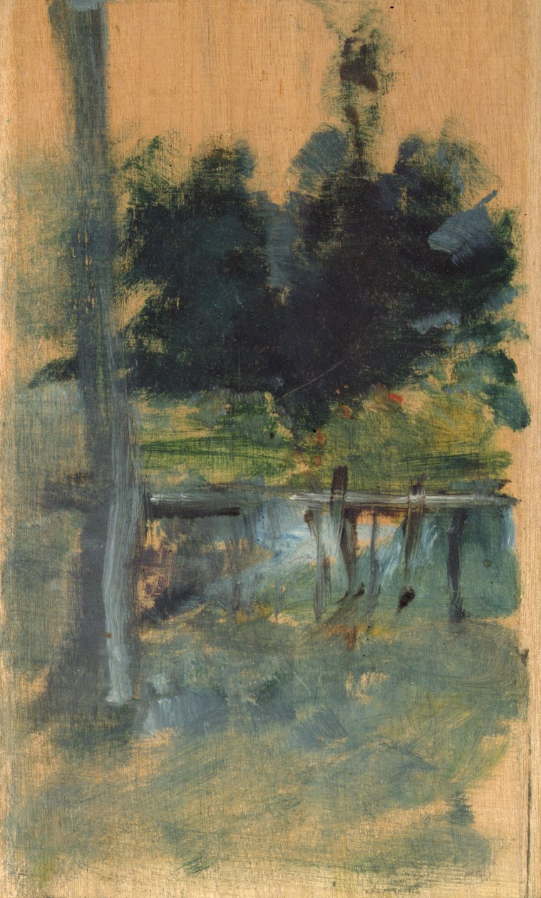 Landskapsskiss, 1885 av Henri de Toulouse Lautrec