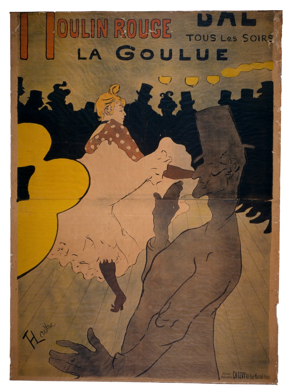 Moulin Rouge, 1891 swed av Henri de Toulouse Lautrec