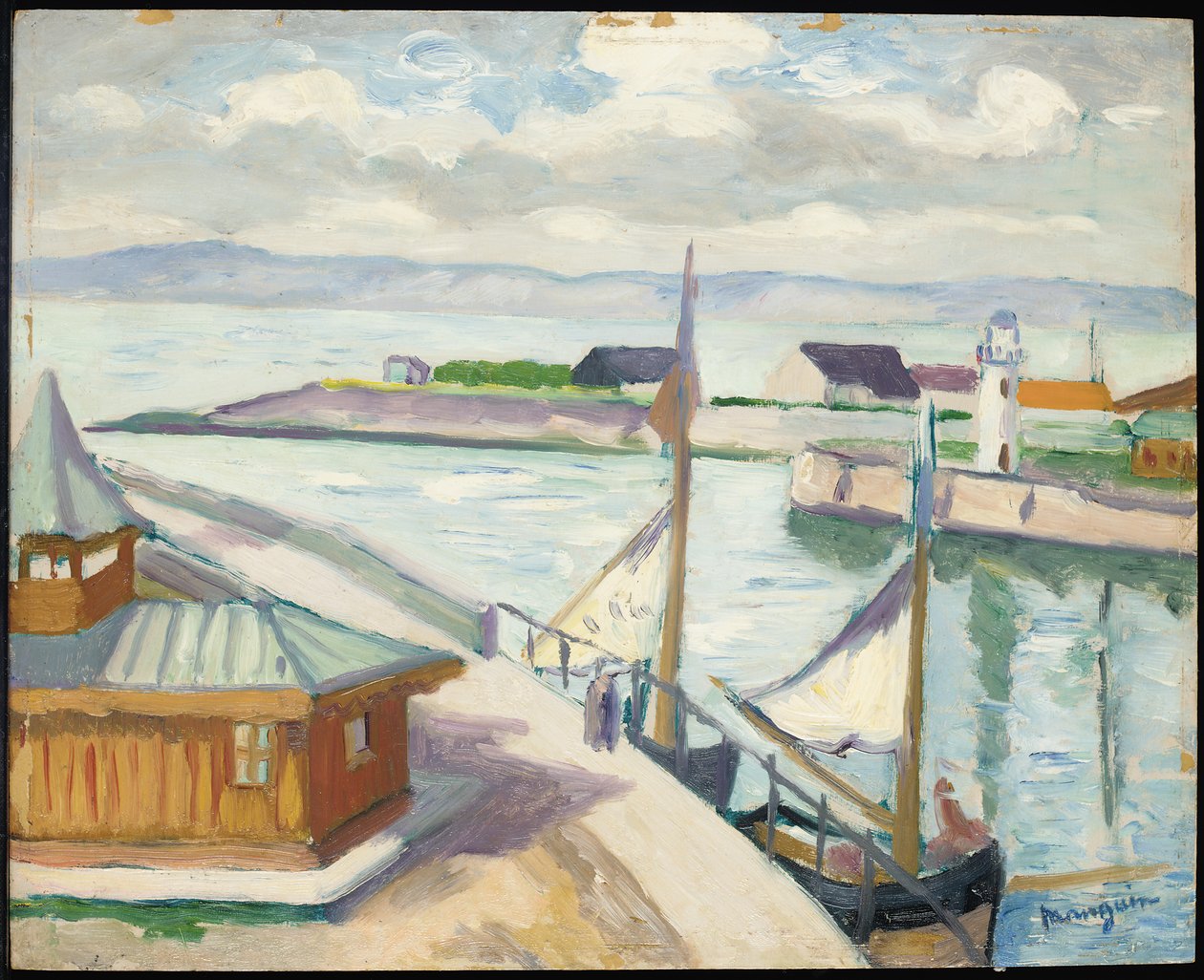 Honfleur av Henri Charles Manguin