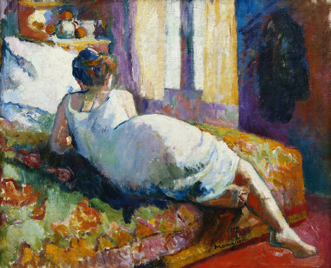 Jeanne i skjorta av Henri Charles Manguin