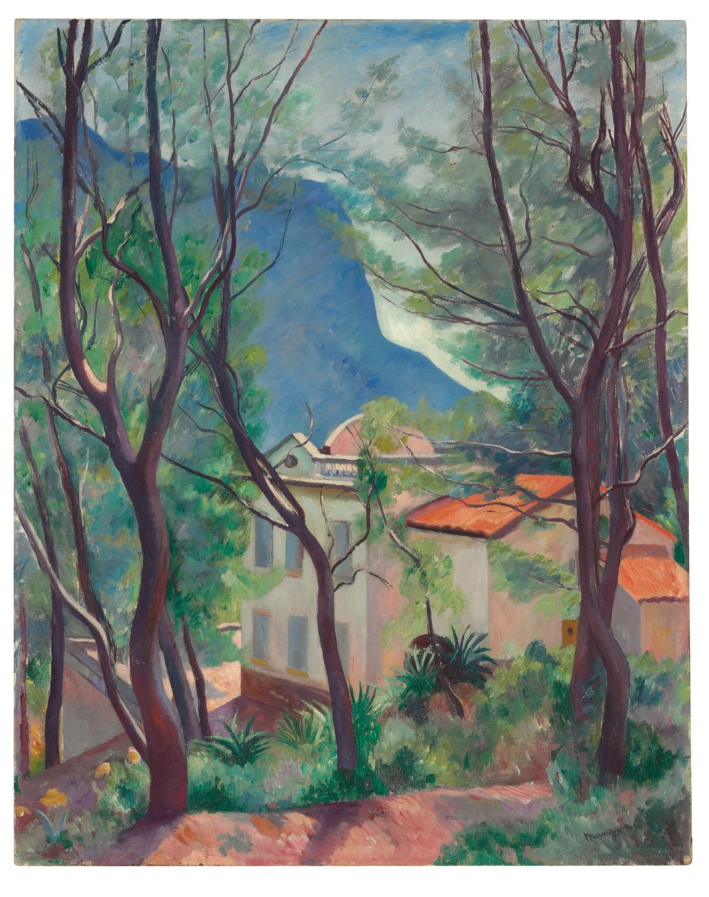 Huset i träden, Villecroze av Henri Charles Manguin