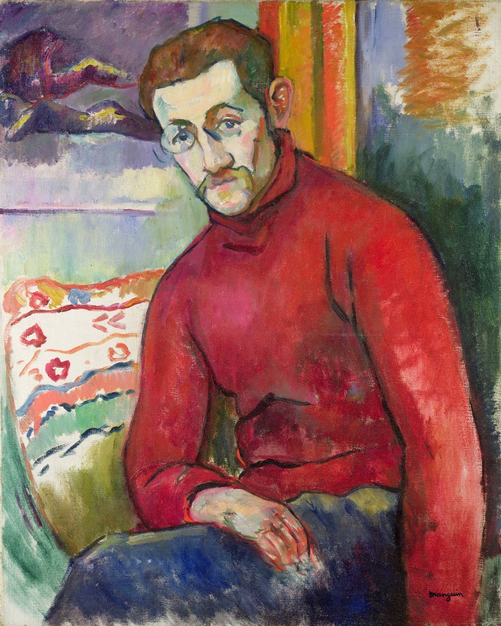 Porträtt av Jean Puy av Henri Charles Manguin