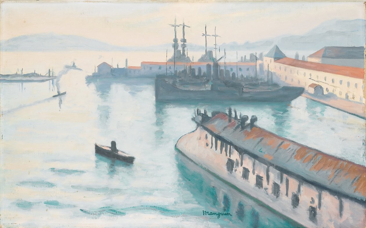 Den utsända båten av Henri Charles Manguin