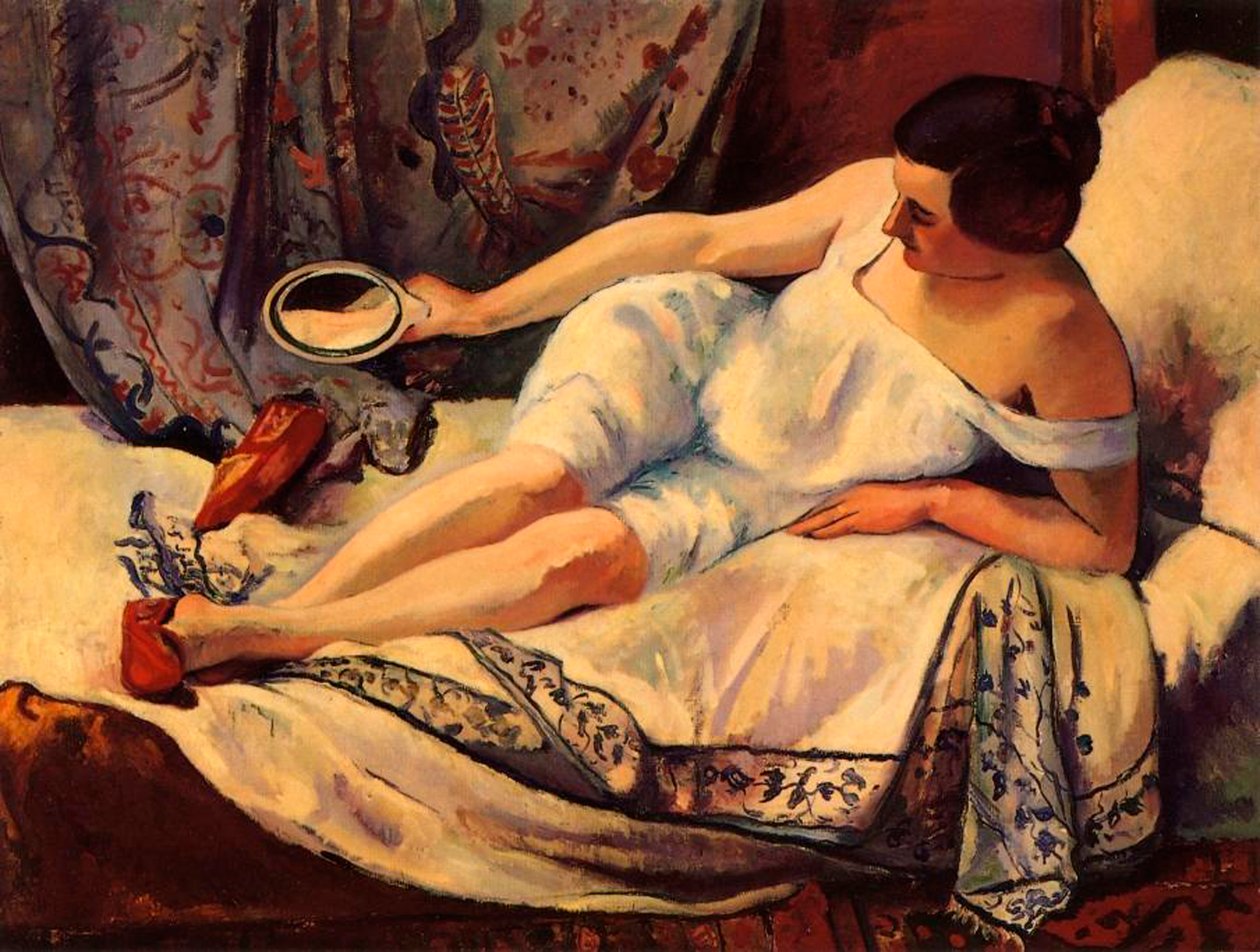 Kvinna som reser sig av Henri Charles Manguin