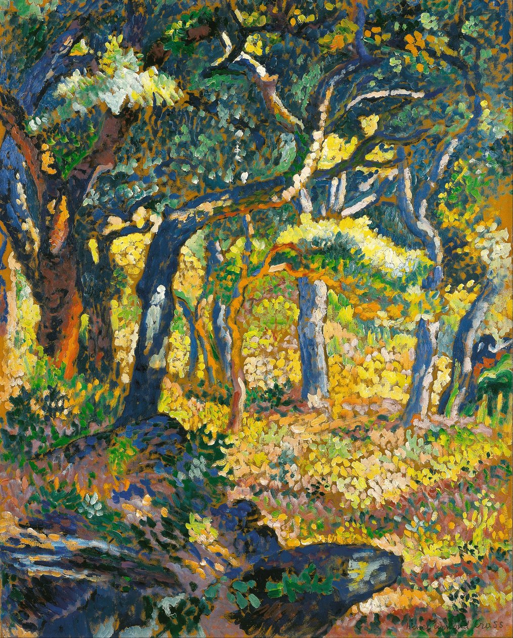 En glänta i Provence (studie) av Henri-Edmond Cross
