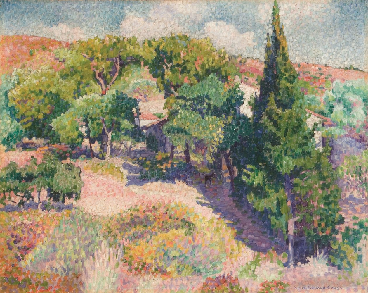 Cypress av Henri-Edmond Cross