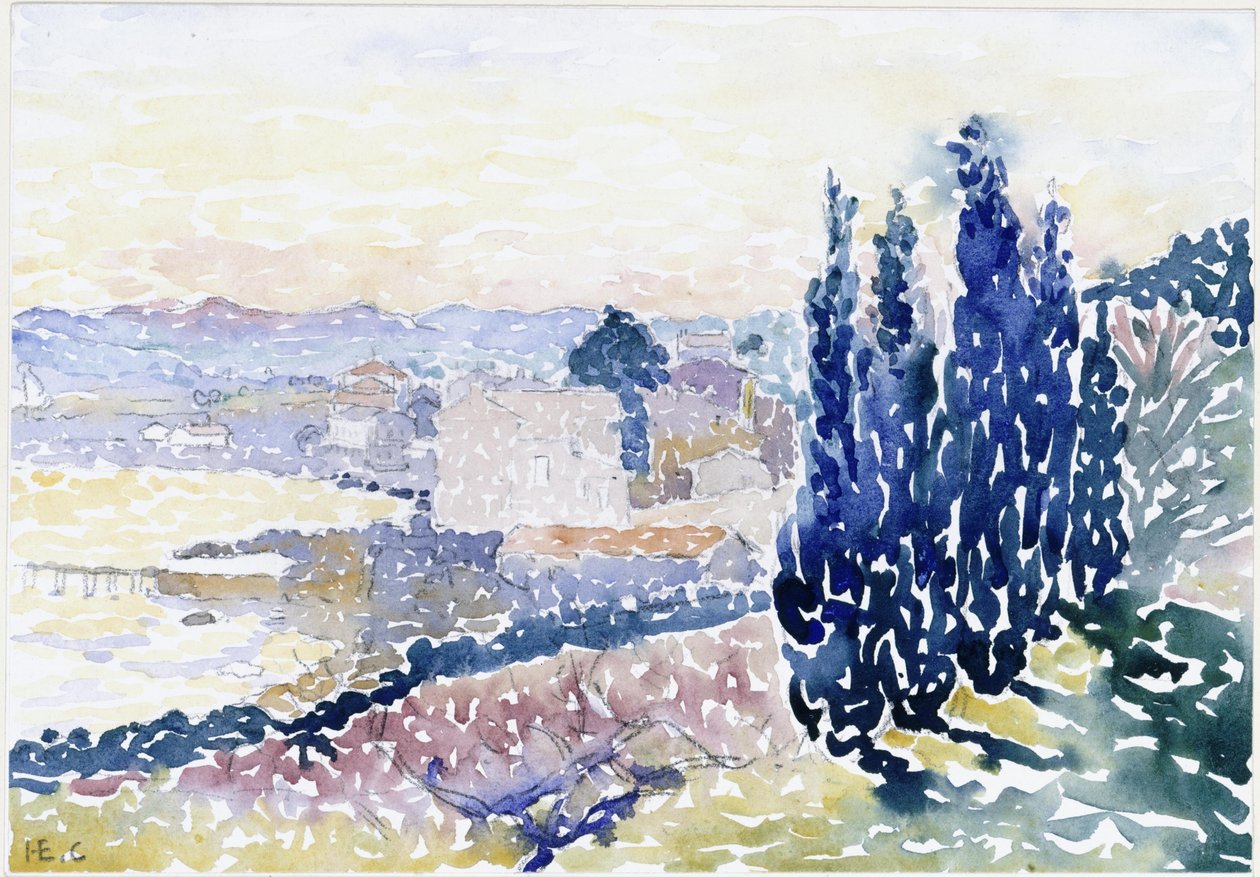 Trädgård av Henri-Edmond Cross