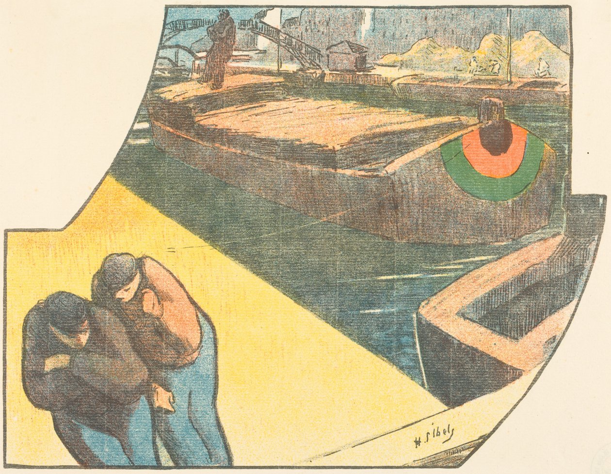 Theaterprogramm für "Boubouroche" und "Valet de coeur (Pikbube)" av Henri-Gabriel Ibels