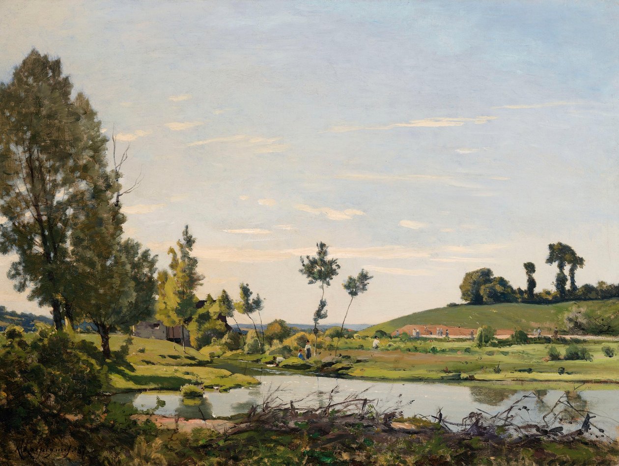 En flodbild av Henri-Joseph Harpignies