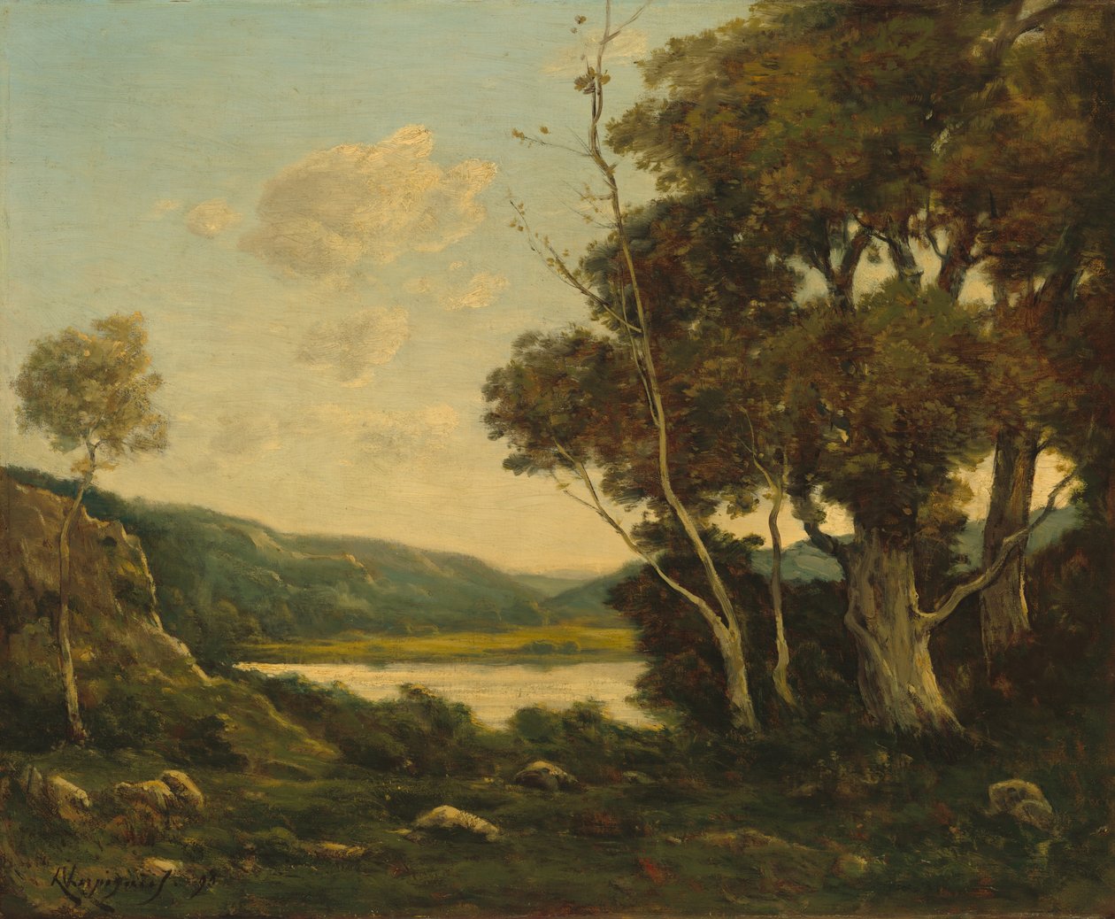 Landskap av Henri-Joseph Harpignies