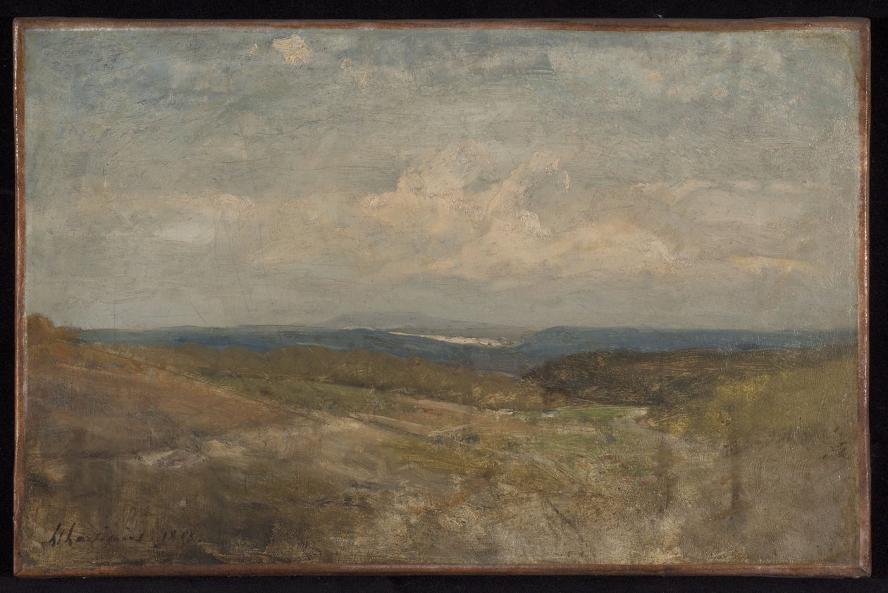 Landskap av kullar av Henri Joseph Harpignies