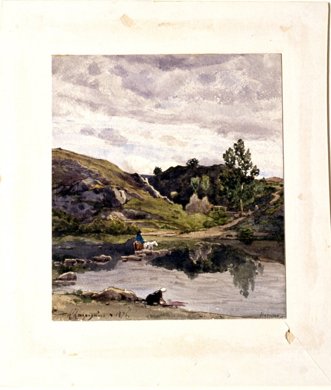 Flodlandskap av Henri-Joseph Harpignies