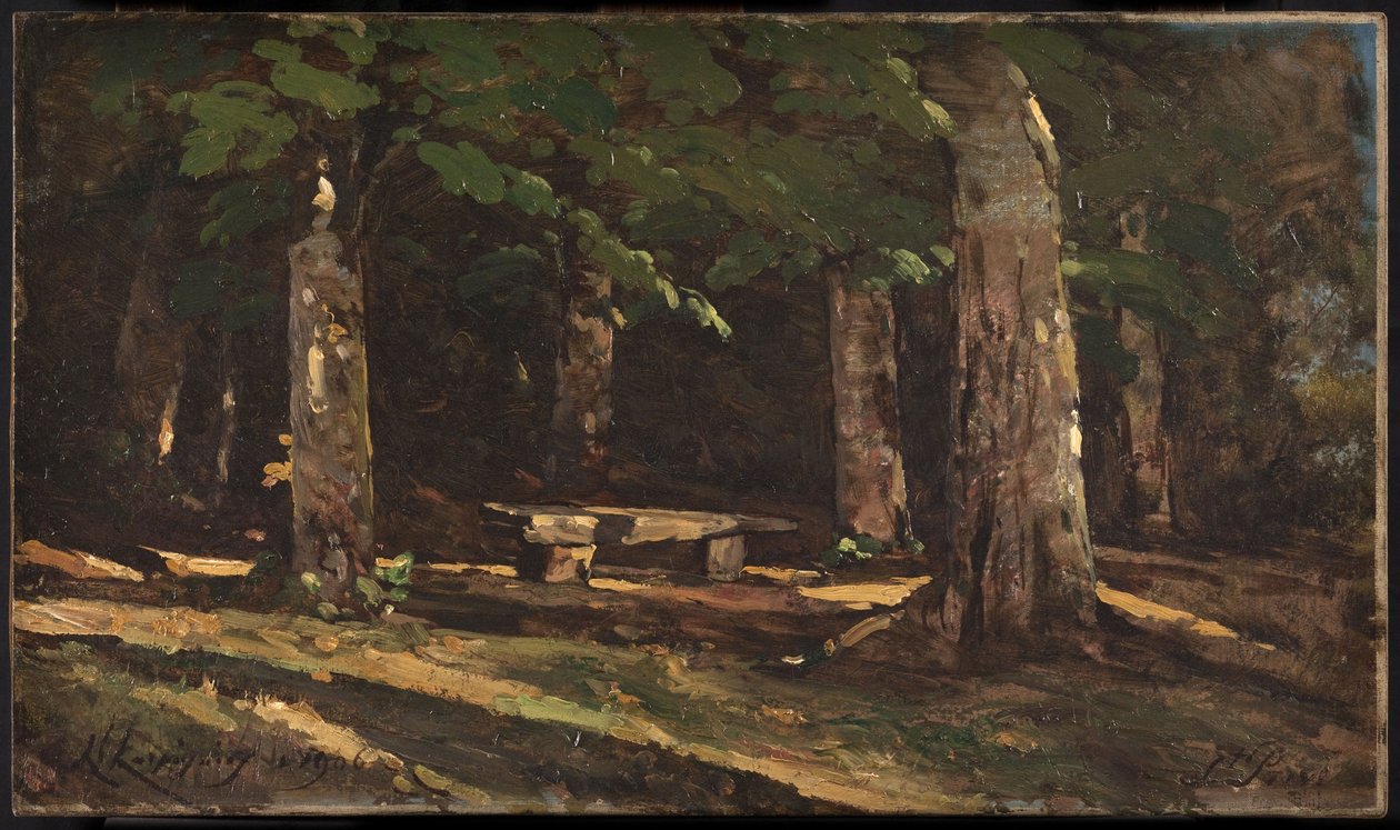 Bänken av Henri Joseph Harpignies