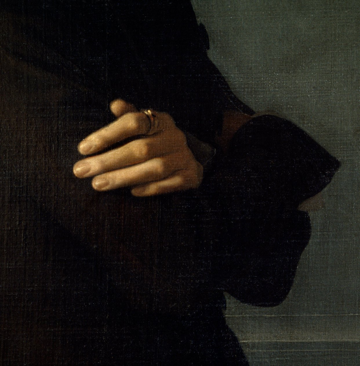 Porträtt av Franz Liszt (1811-1886), ungersk kompositör och pianist (1839). Detalj av händerna. Målning av Henri Lehmann (Karl Ernest (Ernst) Rudolf Heinrich Salem dit) (1814-1882). Paris, Musée Carnavalet. av Henri Lehmann