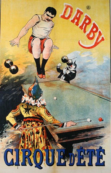 Affisch för "Darby Cirque d