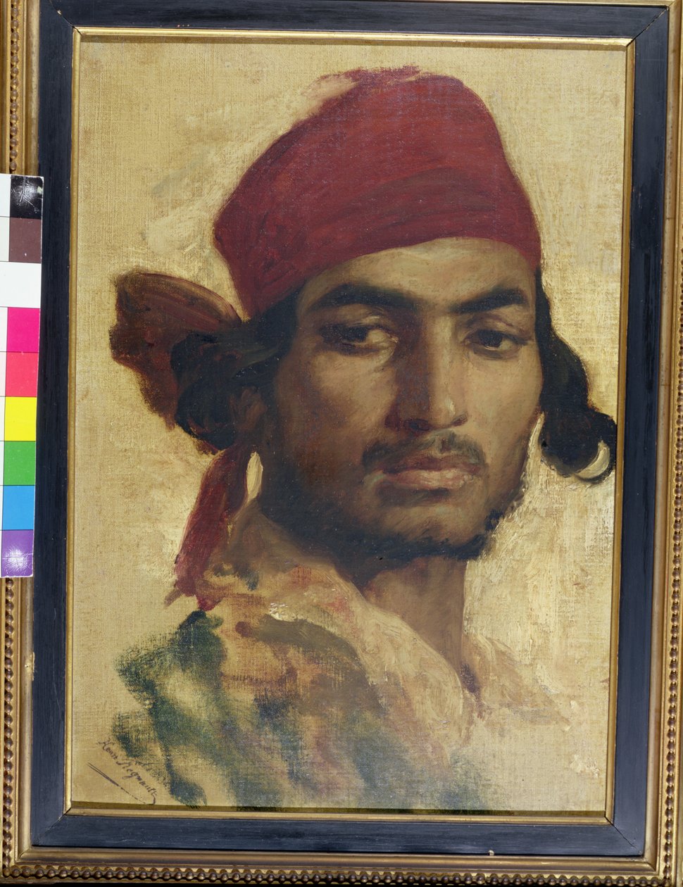 Gitano, huvudstudie av Henri Alexandre Georges Regnault