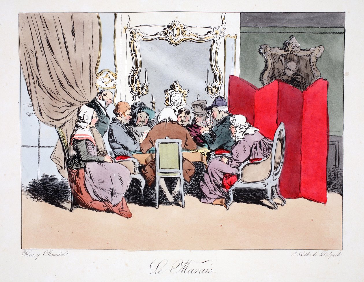 Le Marais, illustration från 