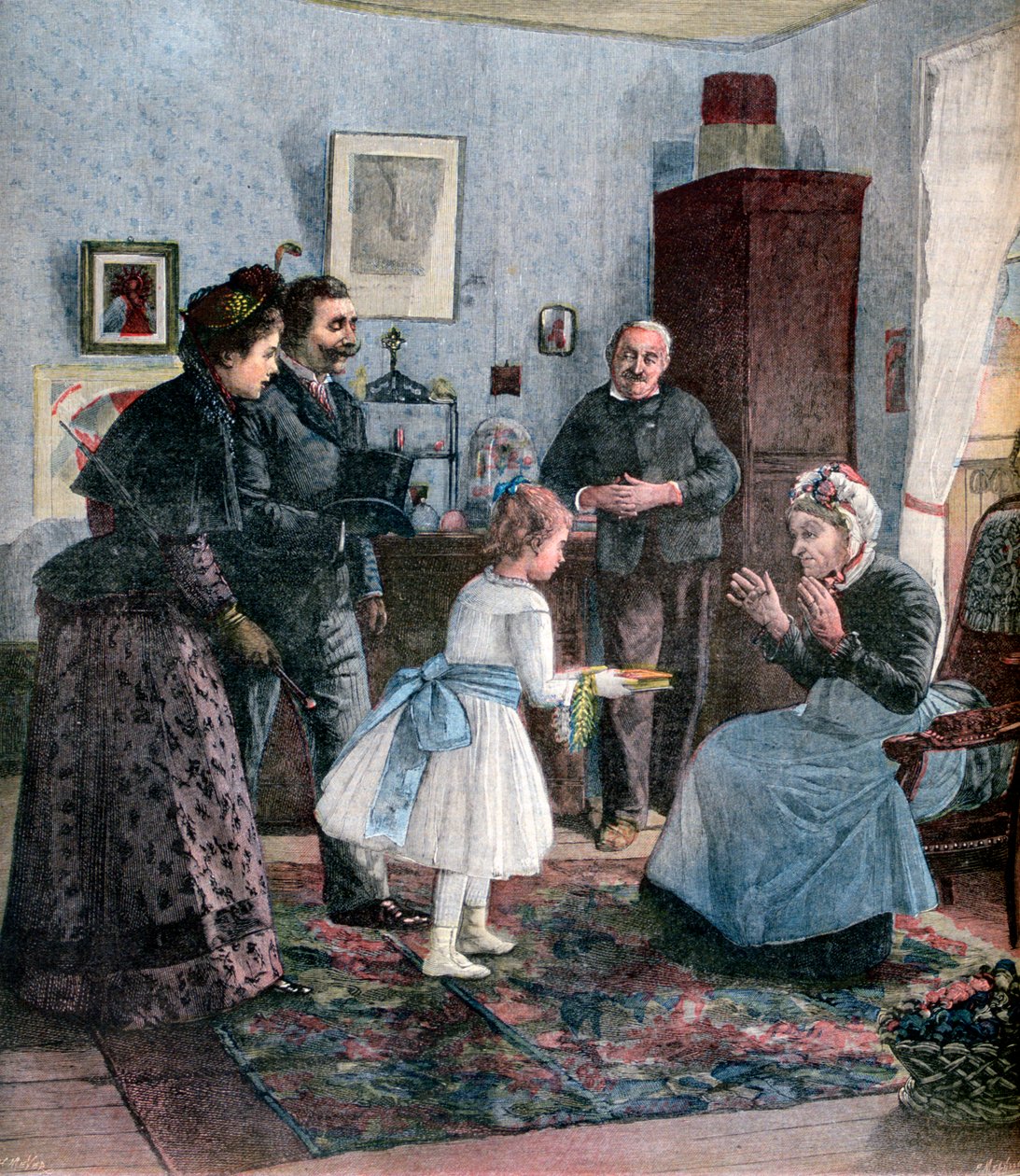De första lagrarna, 1891 av Henri Cain