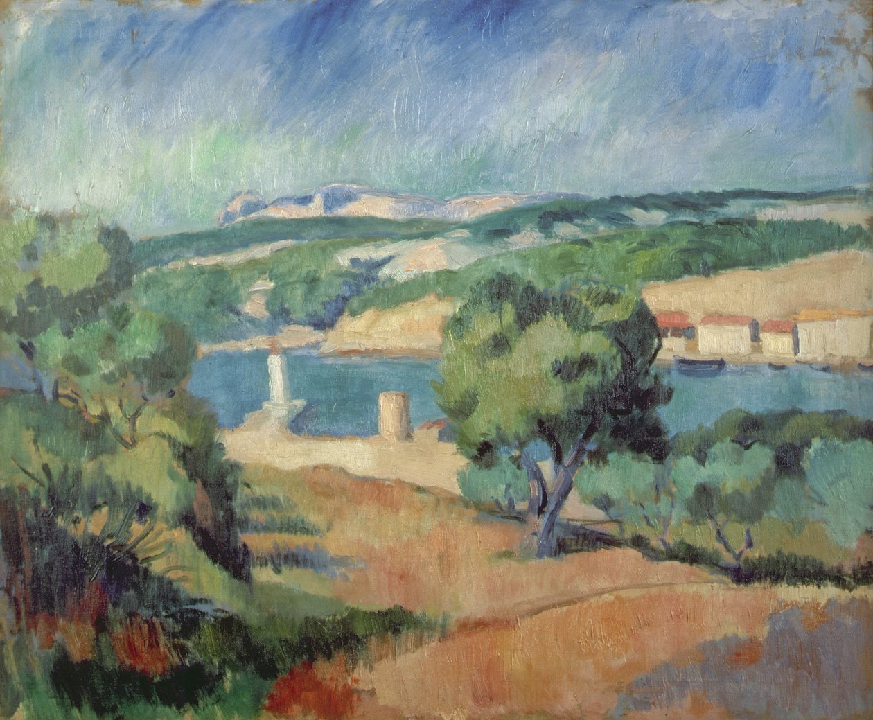 Nära St. Tropez av Henri Charles (after) Manguin