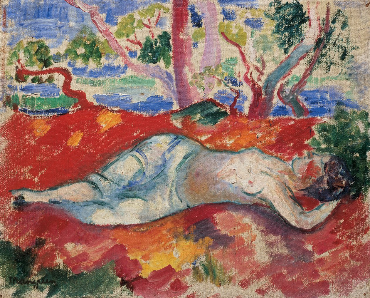 En sovande kvinna, 1906 av Henri Charles Manguin