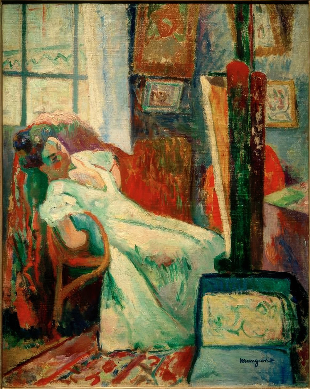 Modellens vila (Jeanne) av Henri Charles Manguin