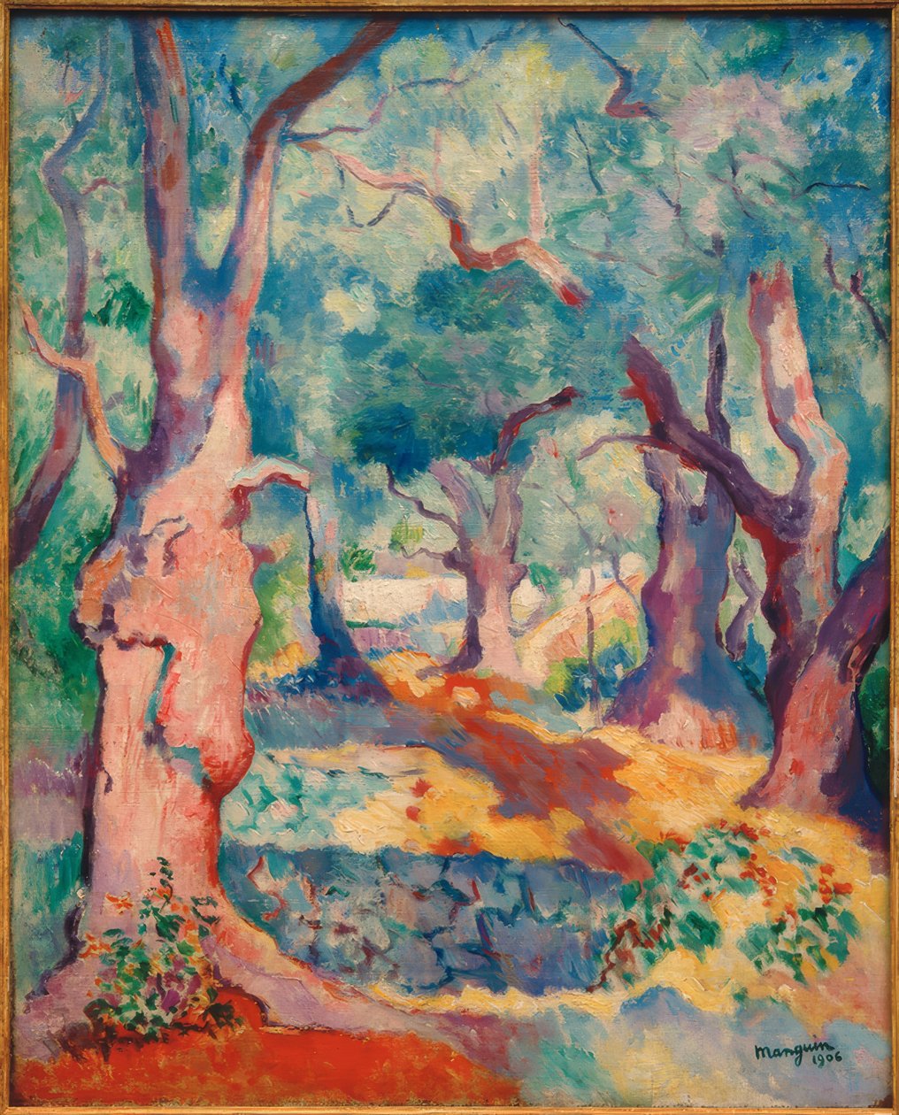 Olivträd i Cavalière av Henri Charles Manguin