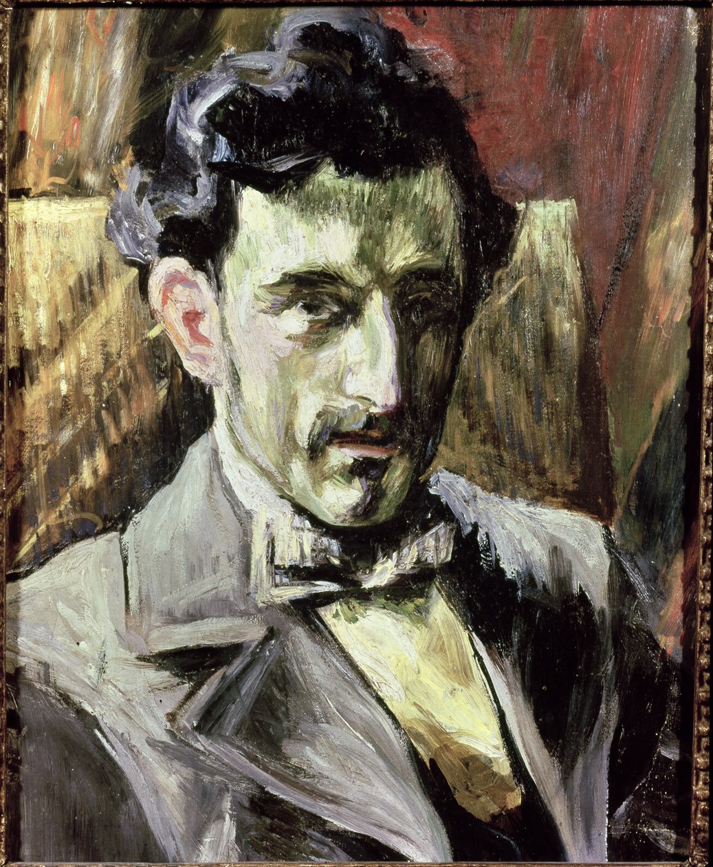 Porträtt av Maurice Ravel (1875-1937) (olja på duk) av Henri Charles Manguin