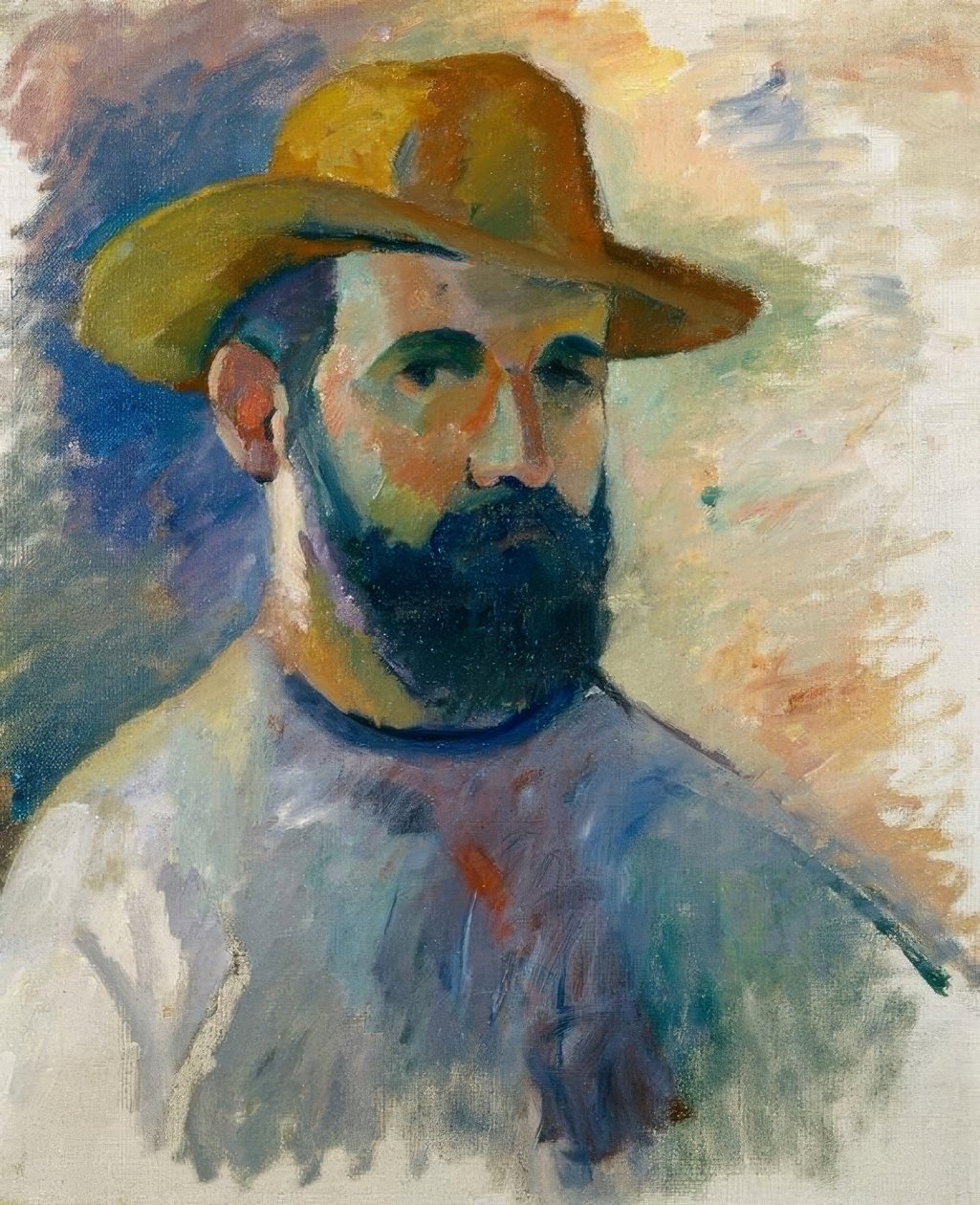 Självporträtt av Henri Charles Manguin