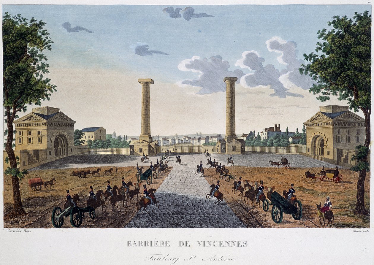 Barriären i Vincennes - i "" Utsikt över Paris av Henri Courvoisier Voisin