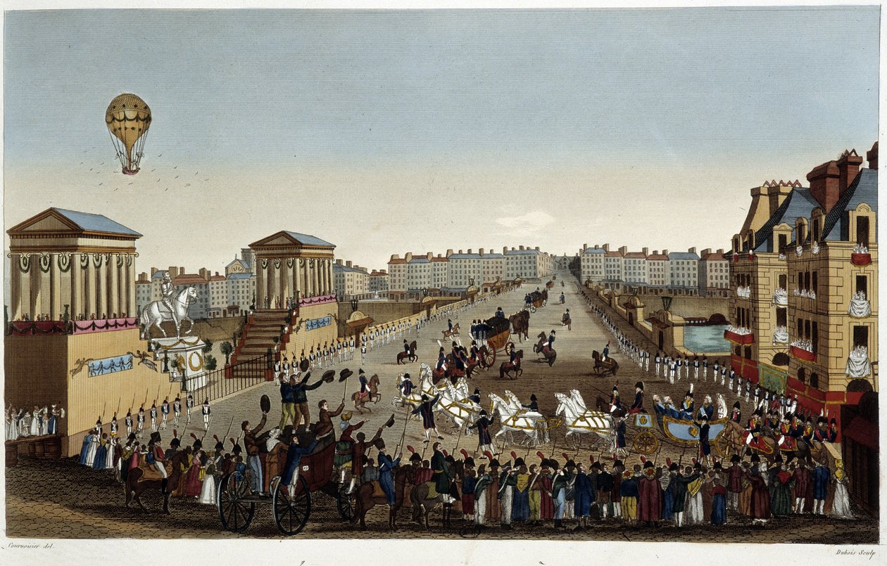 Hans Majestät Ludvig XVIII:s inträde till Paris av Henri Courvoisier Voisin