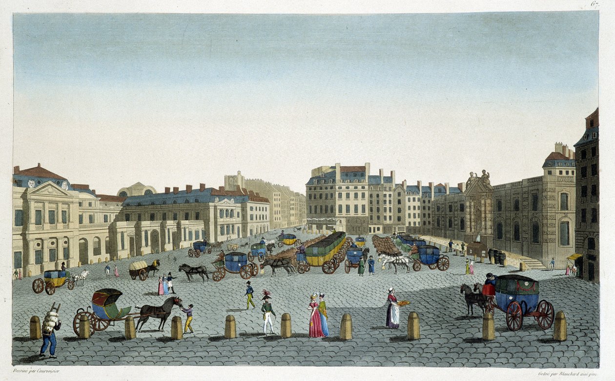 Utsikt över Palais Royal och Chateau d