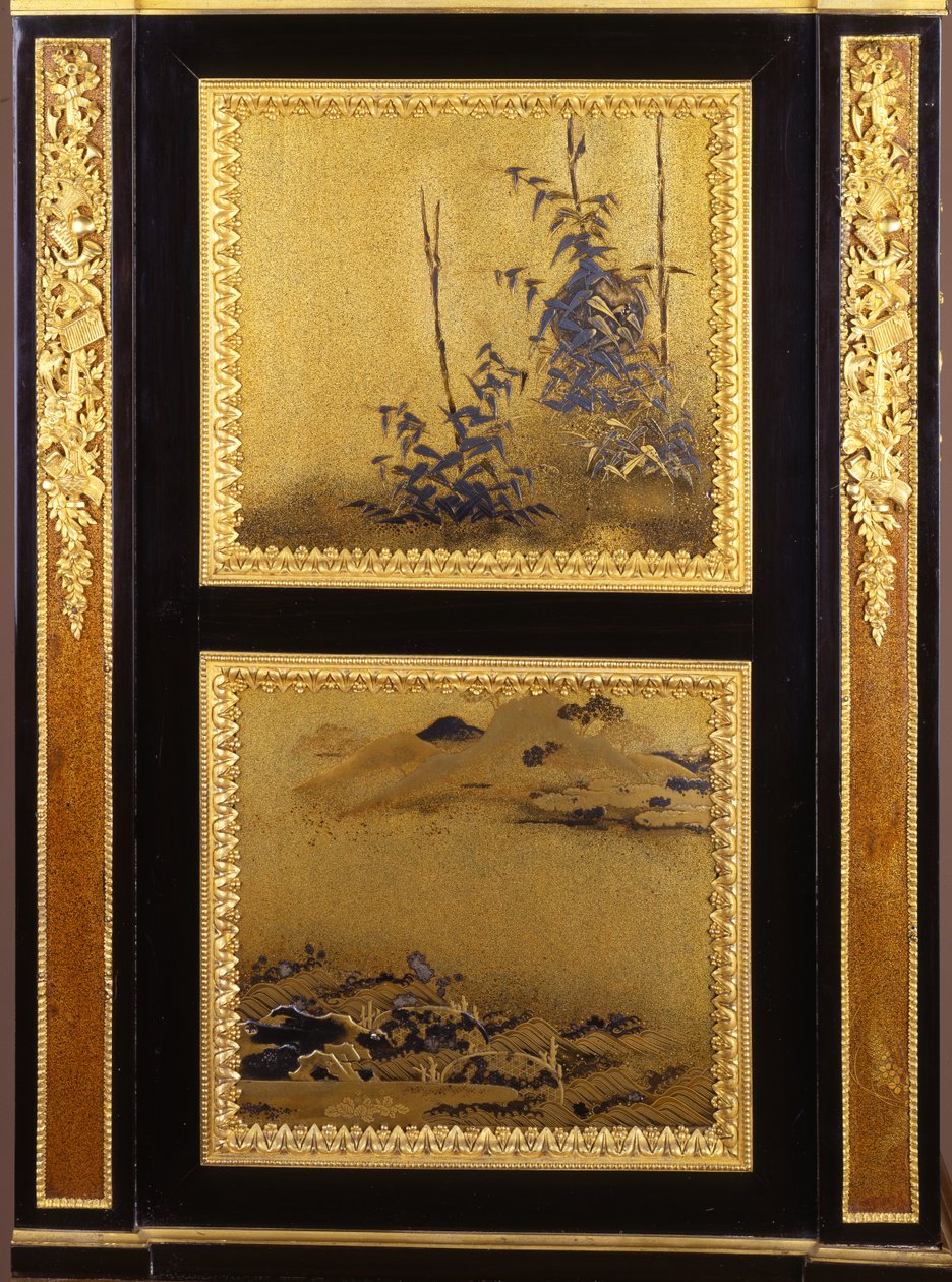 En ormolu-monterad sekretär i Louis XVI-stil (ormolu & lack) (detalj från 362838) av Henri Dasson