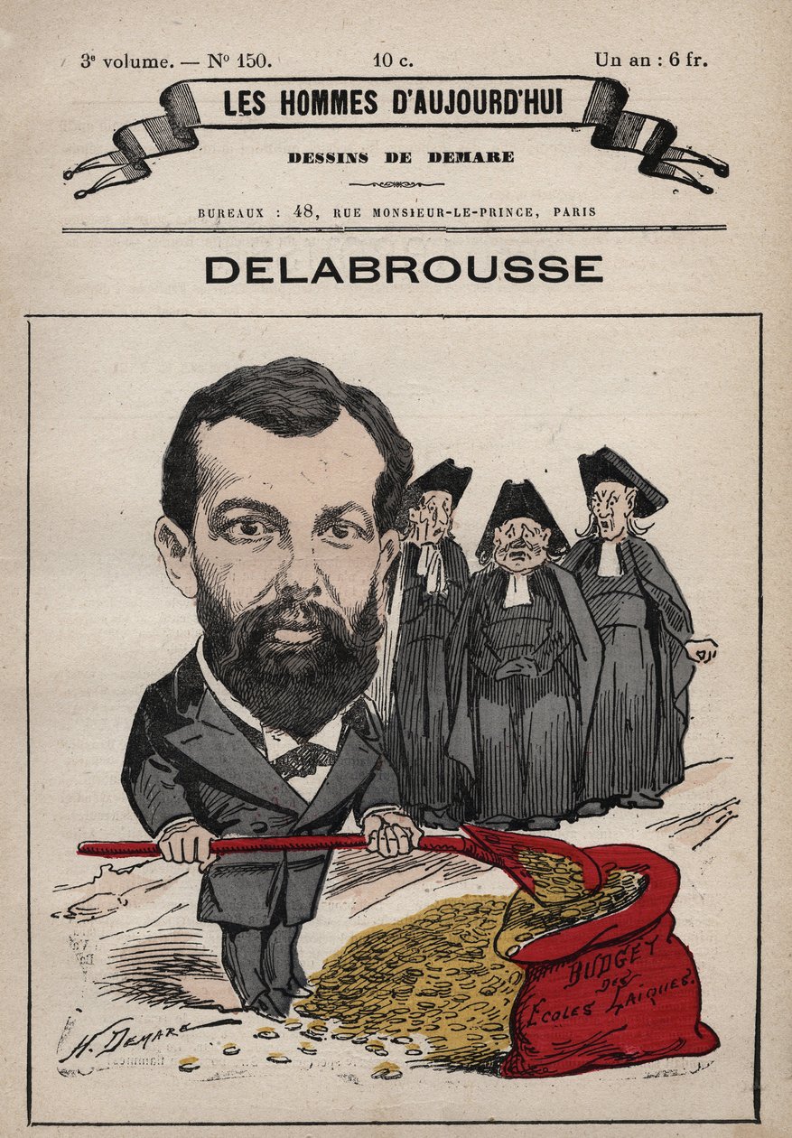 Tecknad film av Lucien Delabrousse från 