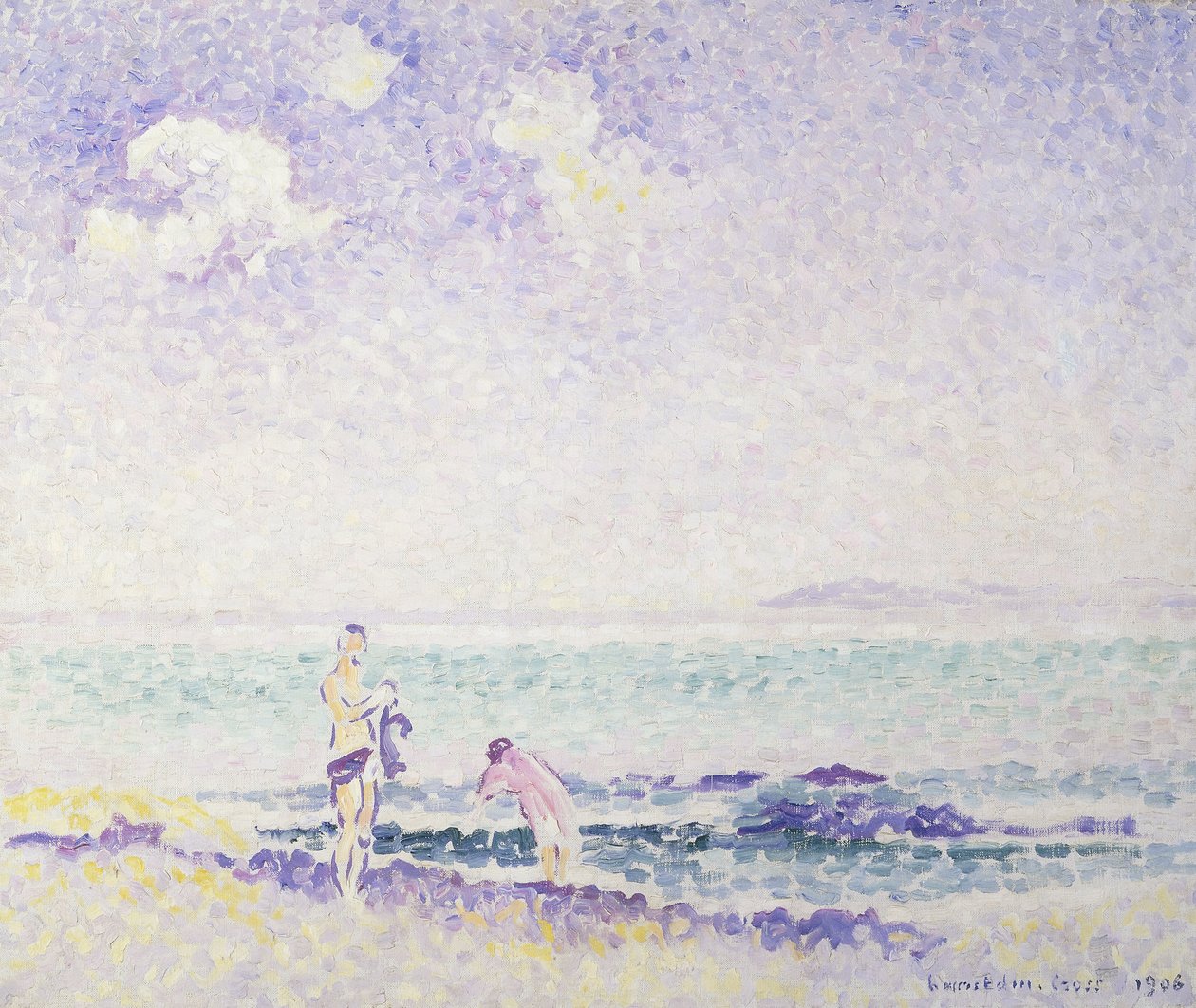 Badgäster; Badgäster, 1906 av Henri Edmond Cross