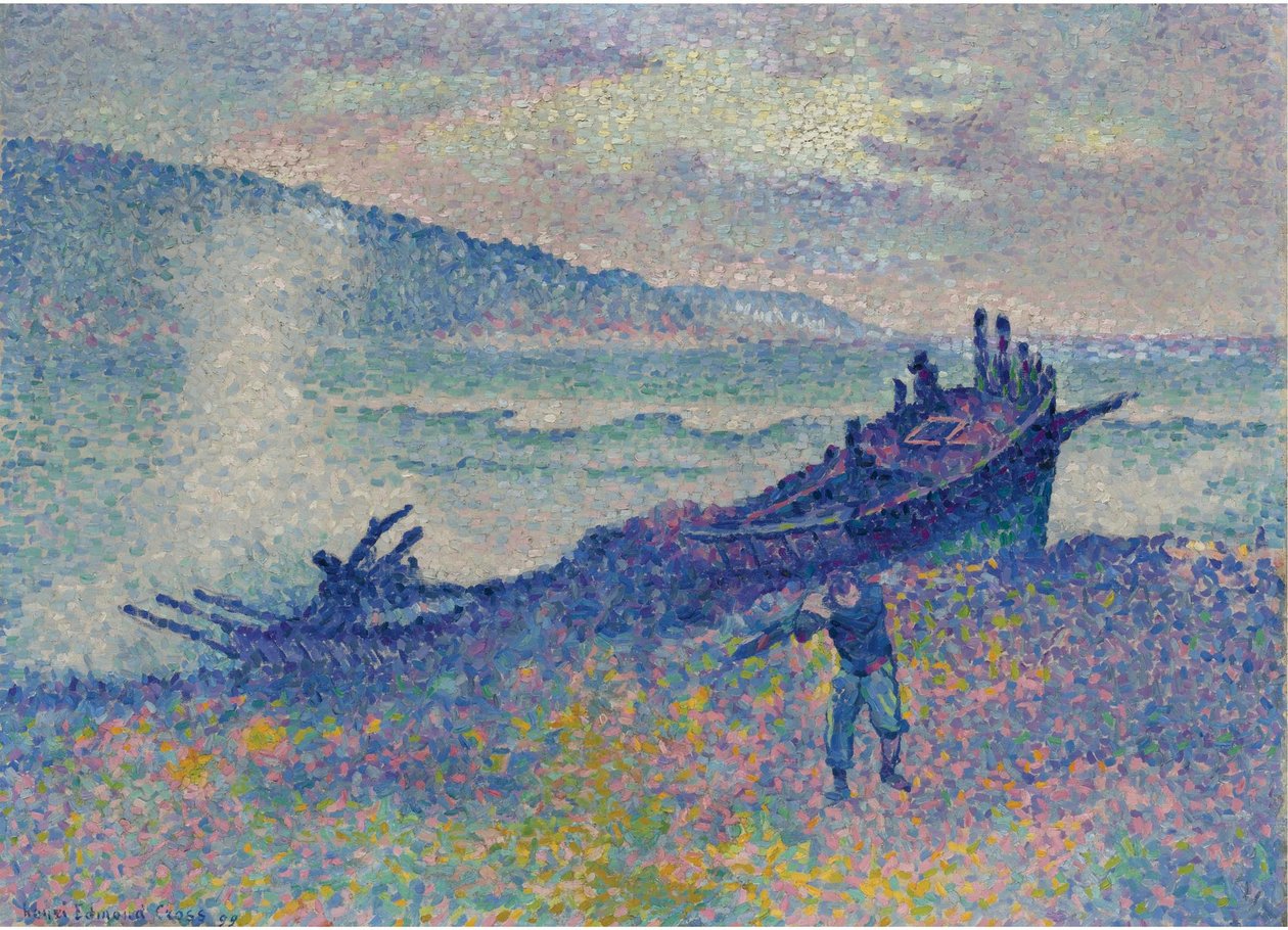 Skeppsbrott, 1899 av Henri Edmond Cross
