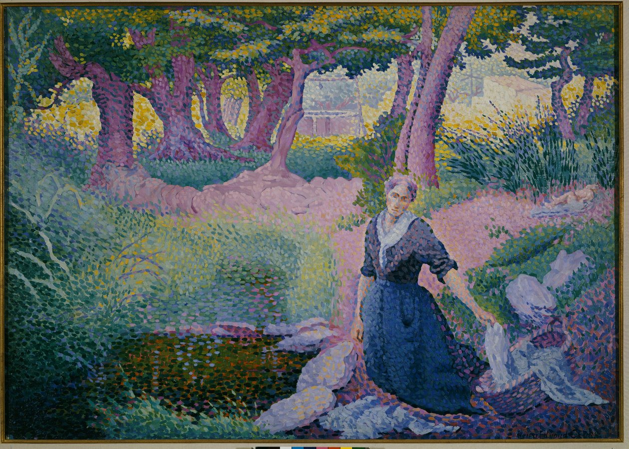 Tvättaren, 1895-96 av Henri Edmond Cross