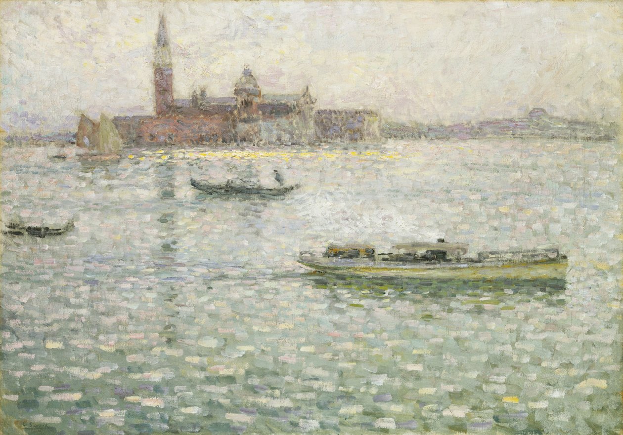 San Giorgio Maggiore, Venedig av Henri Eugene Augustin Le Sidaner