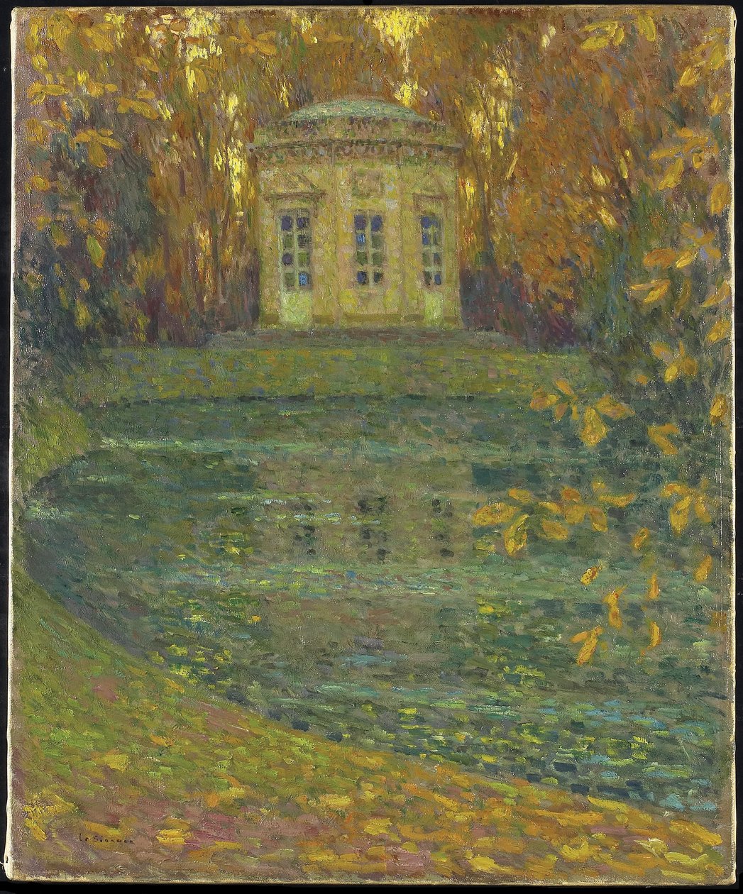 Belvederen i Trianon, Versailles, 1915 av Henri Eugene Augustin Le Sidaner