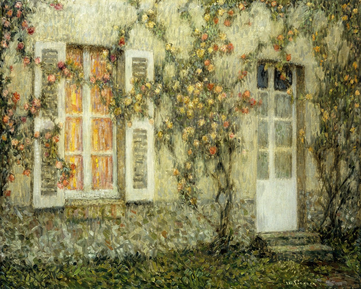 Rosornas hus; Rosornas hus av Henri Eugene Augustin Le Sidaner